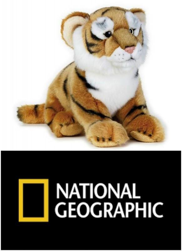 Tiger size h.25cm Stuffed Animals National Geographic